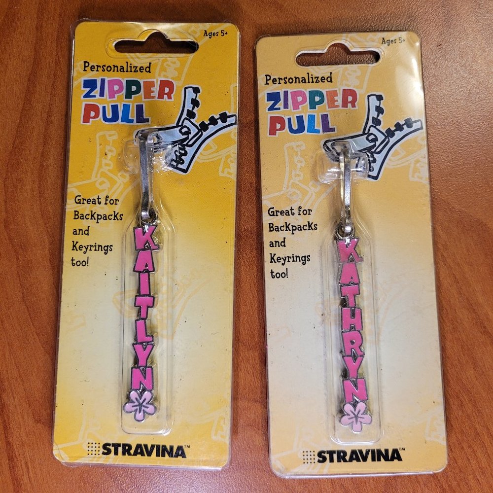 NWT - Personalized Zipper Pull - Kathryn